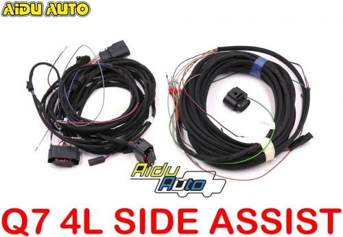 Side Assist Lane Change Blind Spot Wire Cable Harness For audi Q7 4L