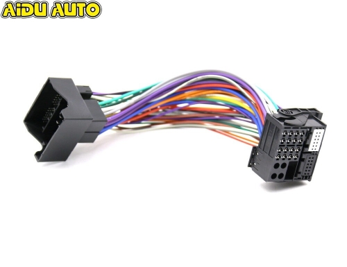 Upgrade Quadlock Extension 40 pin Adapter Cable For VW Golf VI Jetta 5 6 MK5 MK6 Passat B6 B7 TIGUAN RCD330 RCD510 RNS510