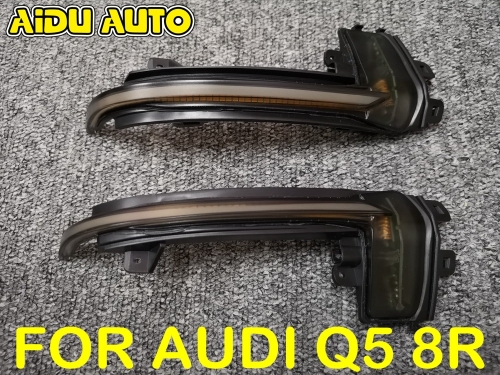 LED Flowing Rear View Dynamic Sequential MIRROR Turn Water Signal Light For Audi Q5 8R