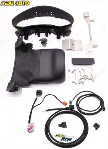 liquid Crystal Virtual Cluster Frame LCD Instrument installation kit For Audi A3 8V