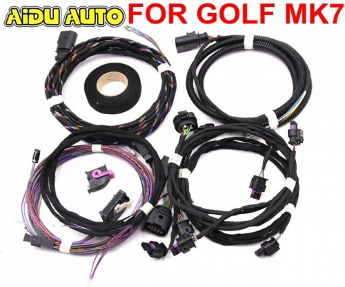 Auto Parking Front and Rear 8K 12K PLA PDC OPS Install Harness cable wire For VW Golf 7 MK7 VII