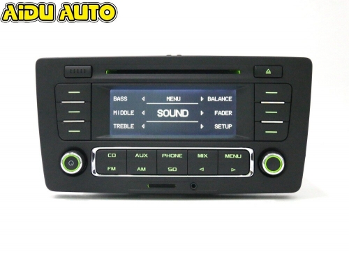 AIDUAUTO USED FOR Skoda PQ Octavia Yeti Radio Stereo RCN210 MP3 AUX CD Player