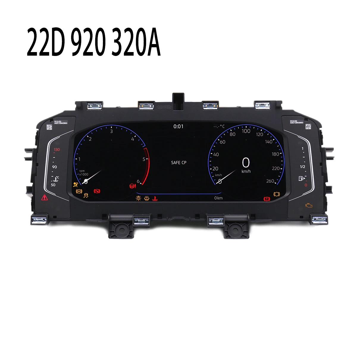 22D920320A LCD Virtual Cockpit For VW instrument cluster 22D 920 320A