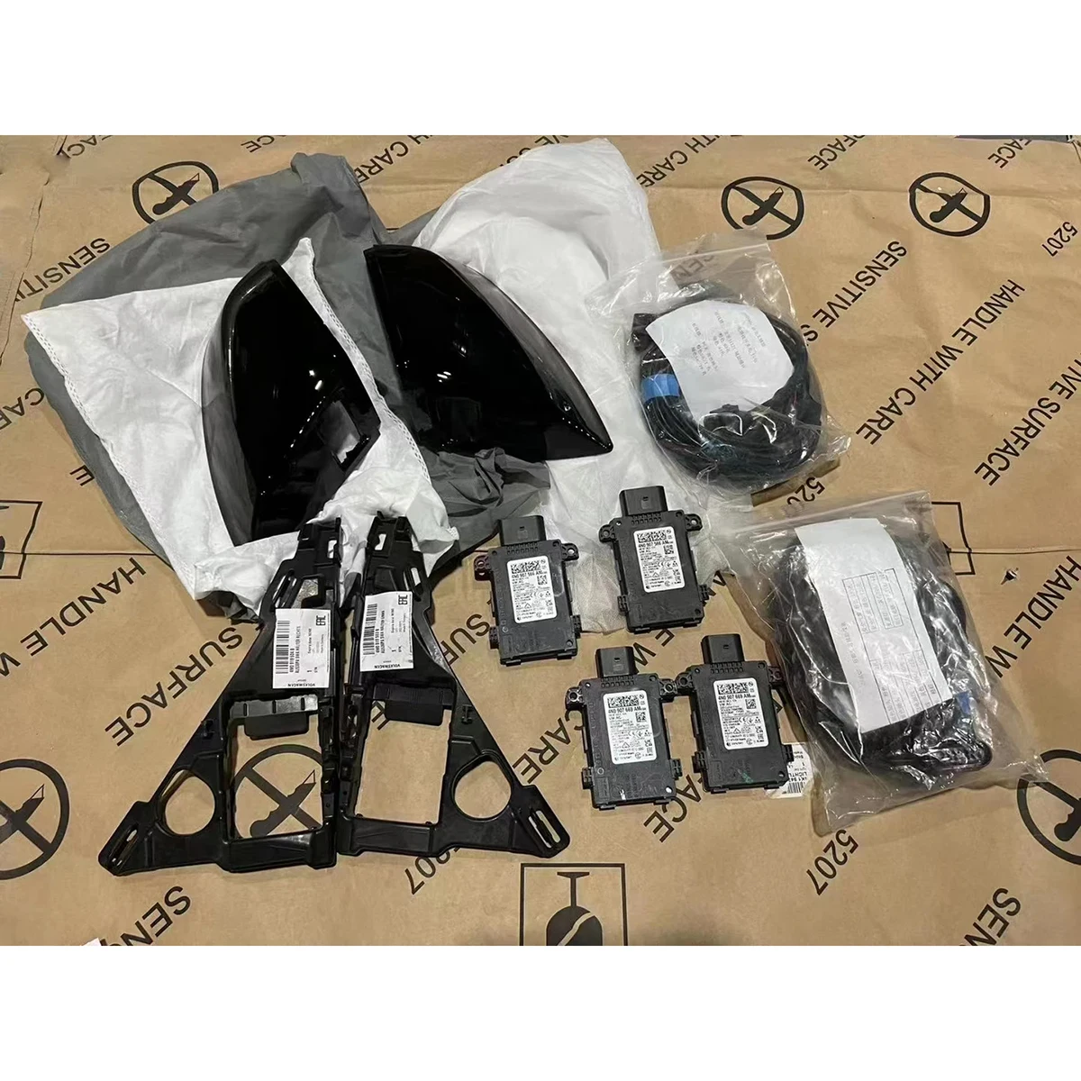 FOR AUDI Q7 4M FACELIFT PA LANE CHANGE SIDE ASSIST SYSTEM SET UPDATE KIT Blind Spot Assist Intersection Assist