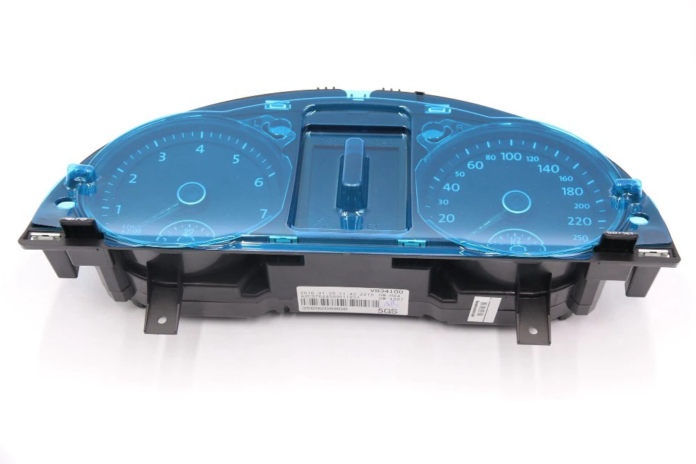 Full color Instrument Cluster 3D COLOR Dashboard 280 km/h red Needle Sweep 35D 920 880 D FOR Passat B7 CC