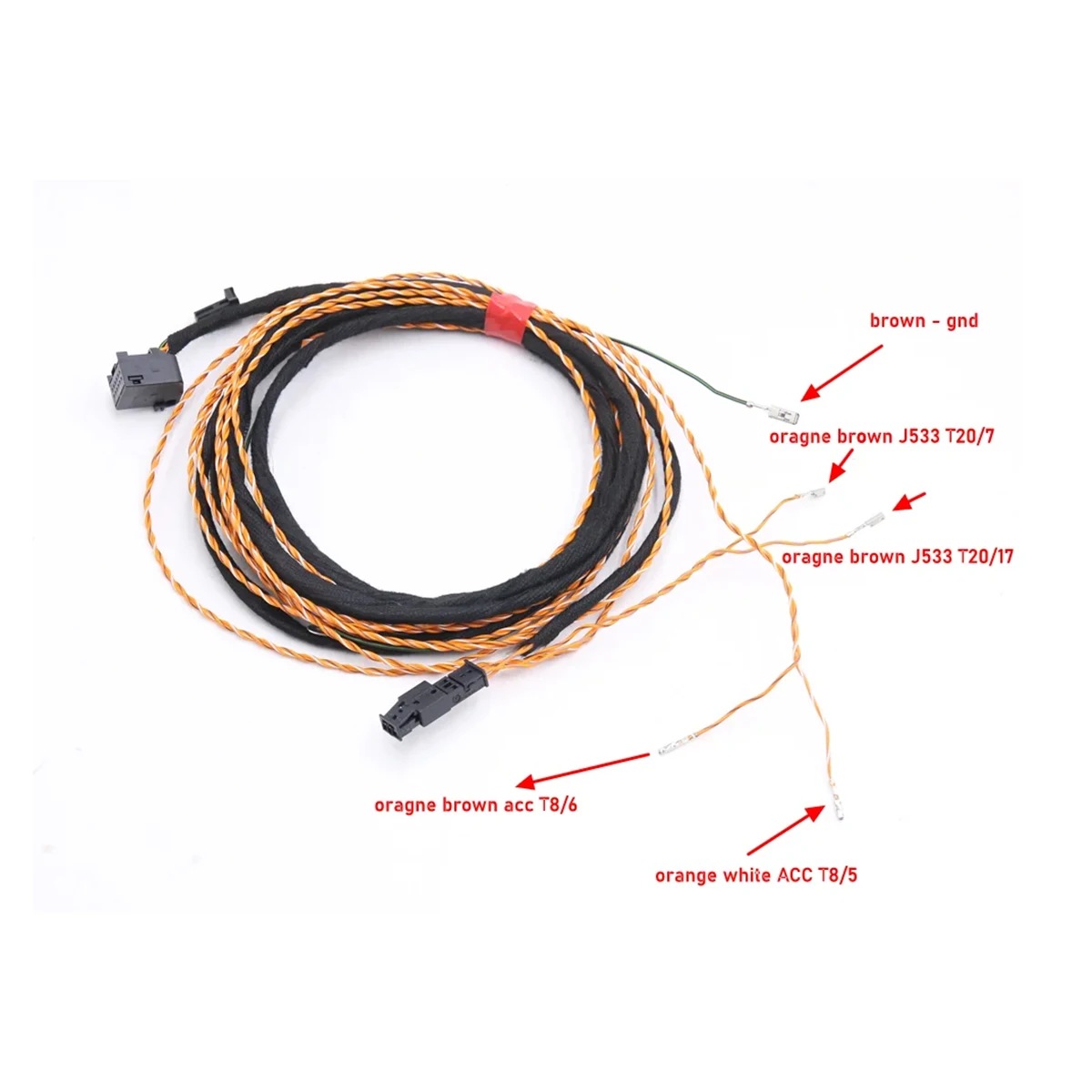 Lane assist Lane keeping and ACC signal system Wire/cable/Harness For VW Golf 7 MK7 Passat B8 MQB CARS