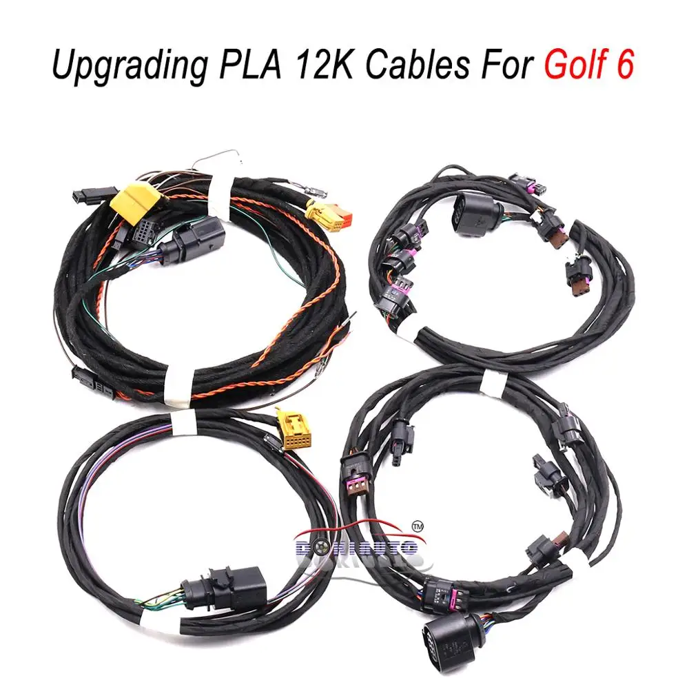 FOR Golf 6 Front &amp; Rear Auto Parking Assist 12K PlA 2 .0 Upgrade OPS Install Harness Wire