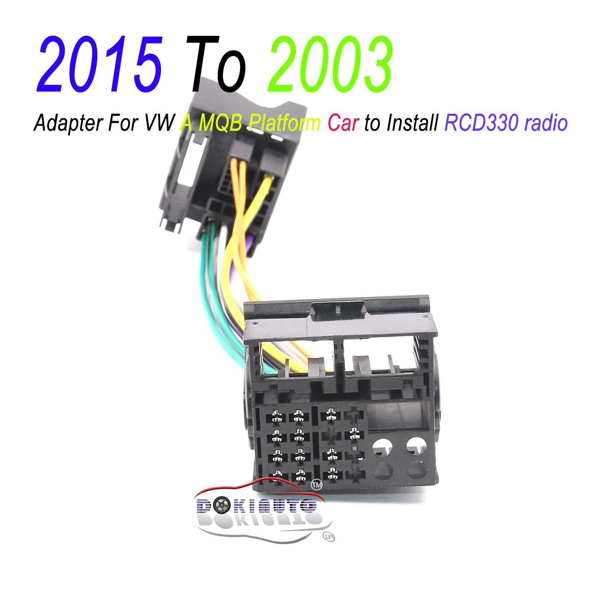 ISO Upgrade Radio Adapter FOR VW 2015 To 2003