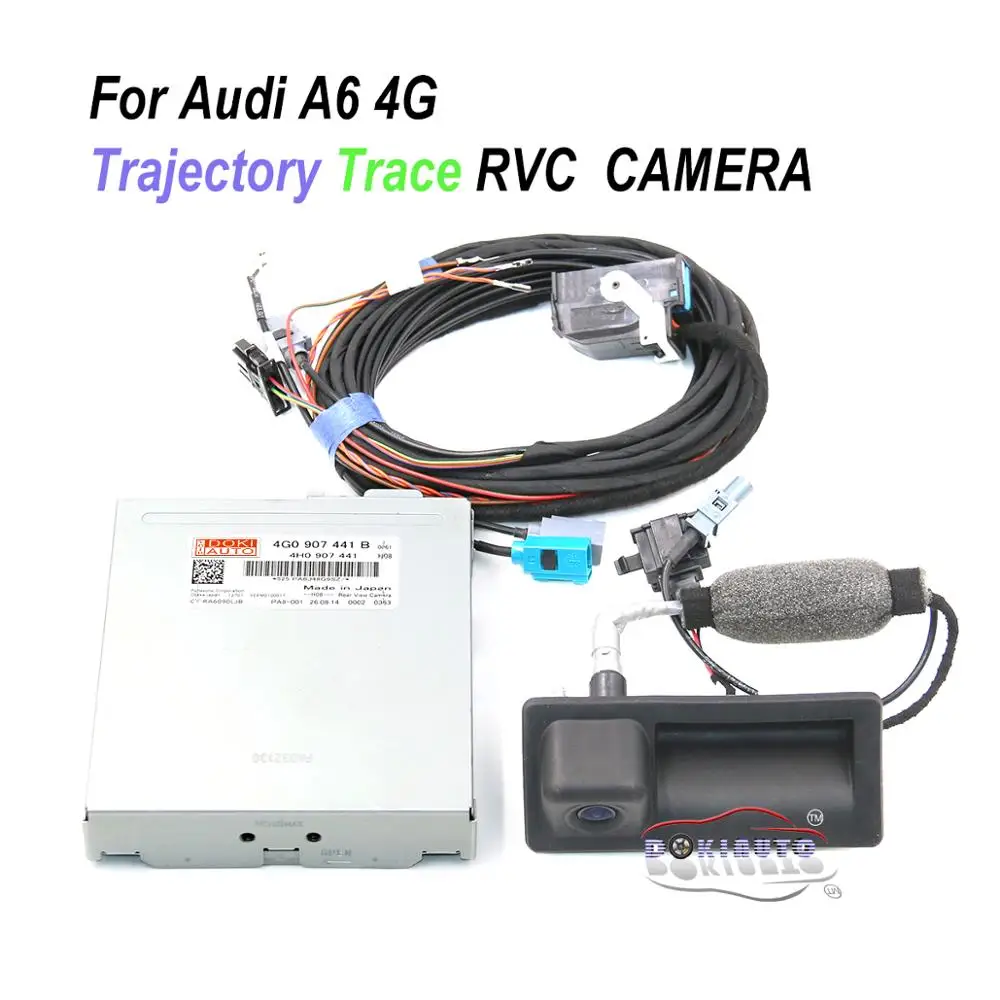 Trajectory Trace camera For Audi A6 4G Guidance Line Reversing Camera RVC Rear Camera 4G0907441B 4G0 907 441 B