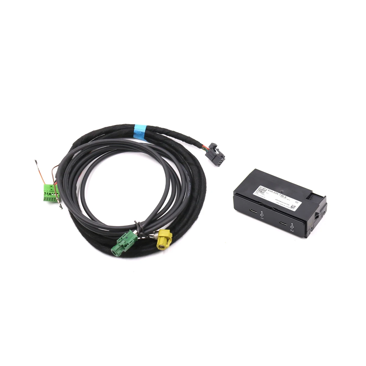 FOR Audi Q3 F3 TYPE-C &amp; TYPE-C CarPlay Music Smartphone Interface Cable wire Harness 83A 035 736A