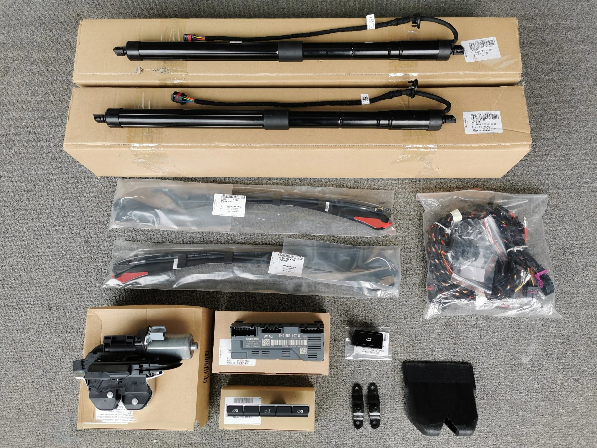 For Sharan 7N Power tailgate Tow Bar Electrics Kit Install Update KIT