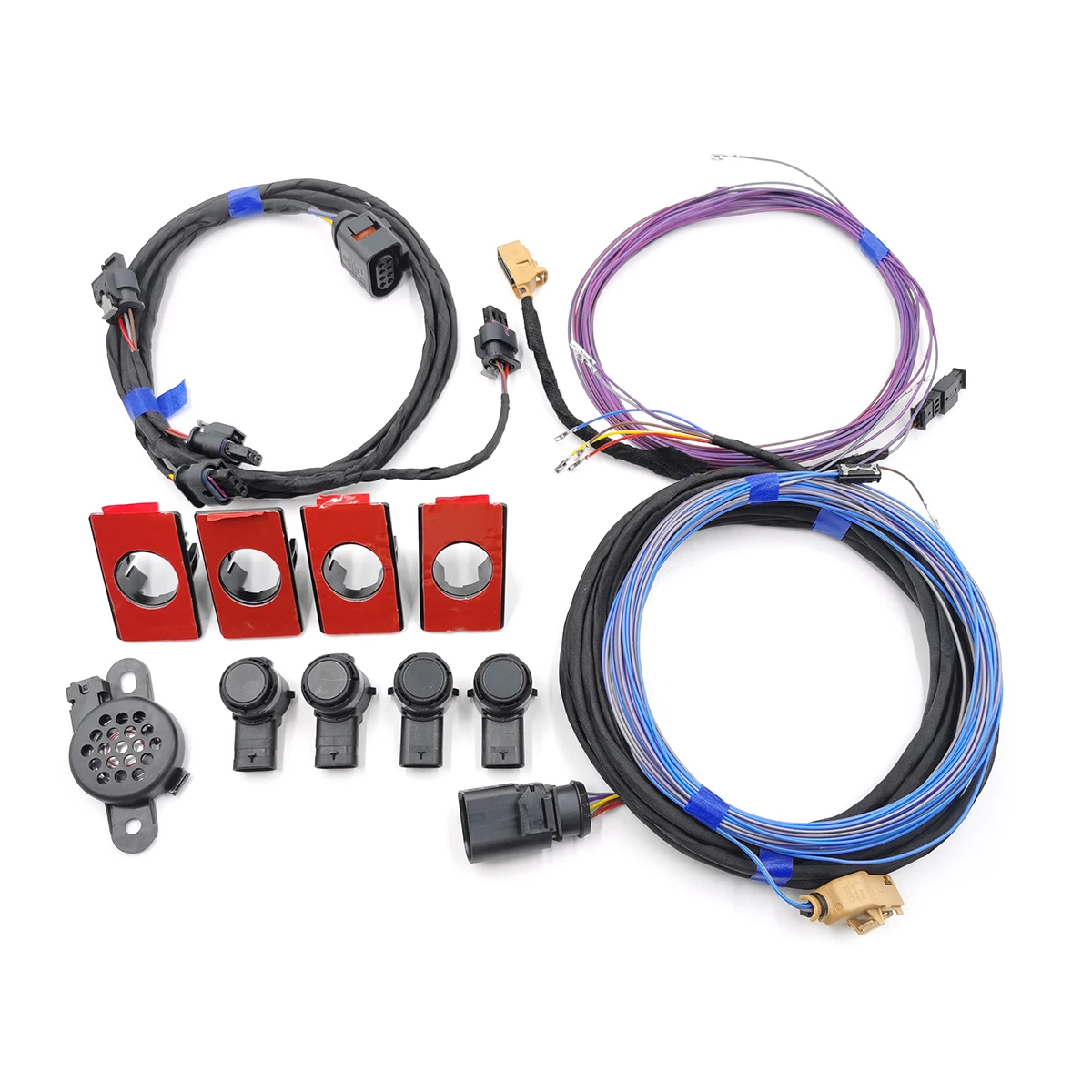 PDC Parking OPS System 4K to 8K UPGRADE KIT Wire cable Harness For VW Skoda Seat PQ Cars