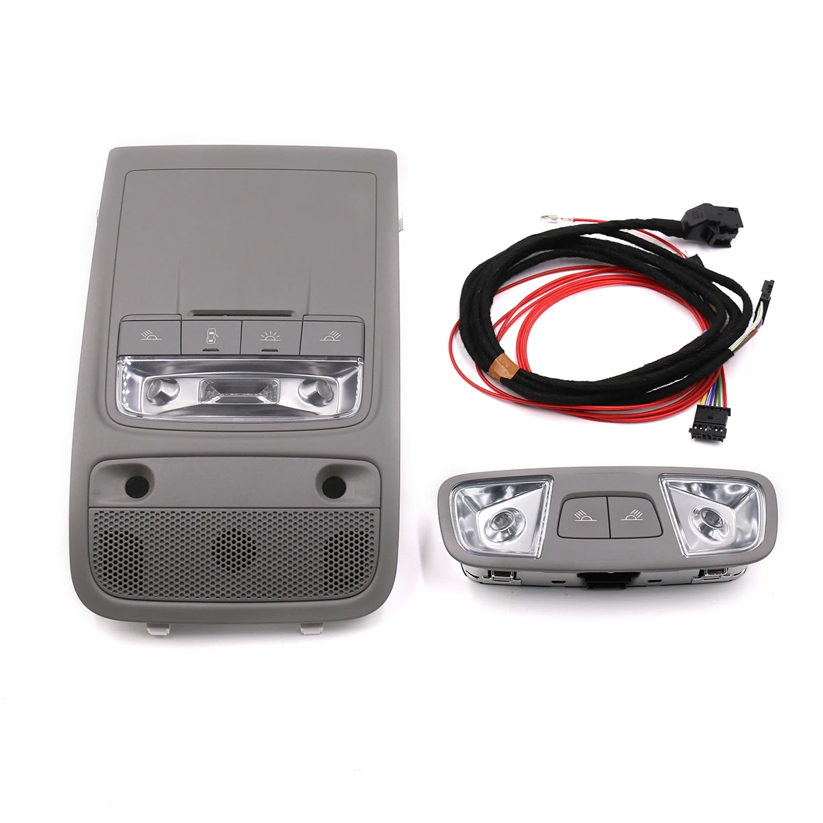 FOR AUDI A3 8V LED Reading Light Ceiling Lamp Front and Rear No Sunroof button