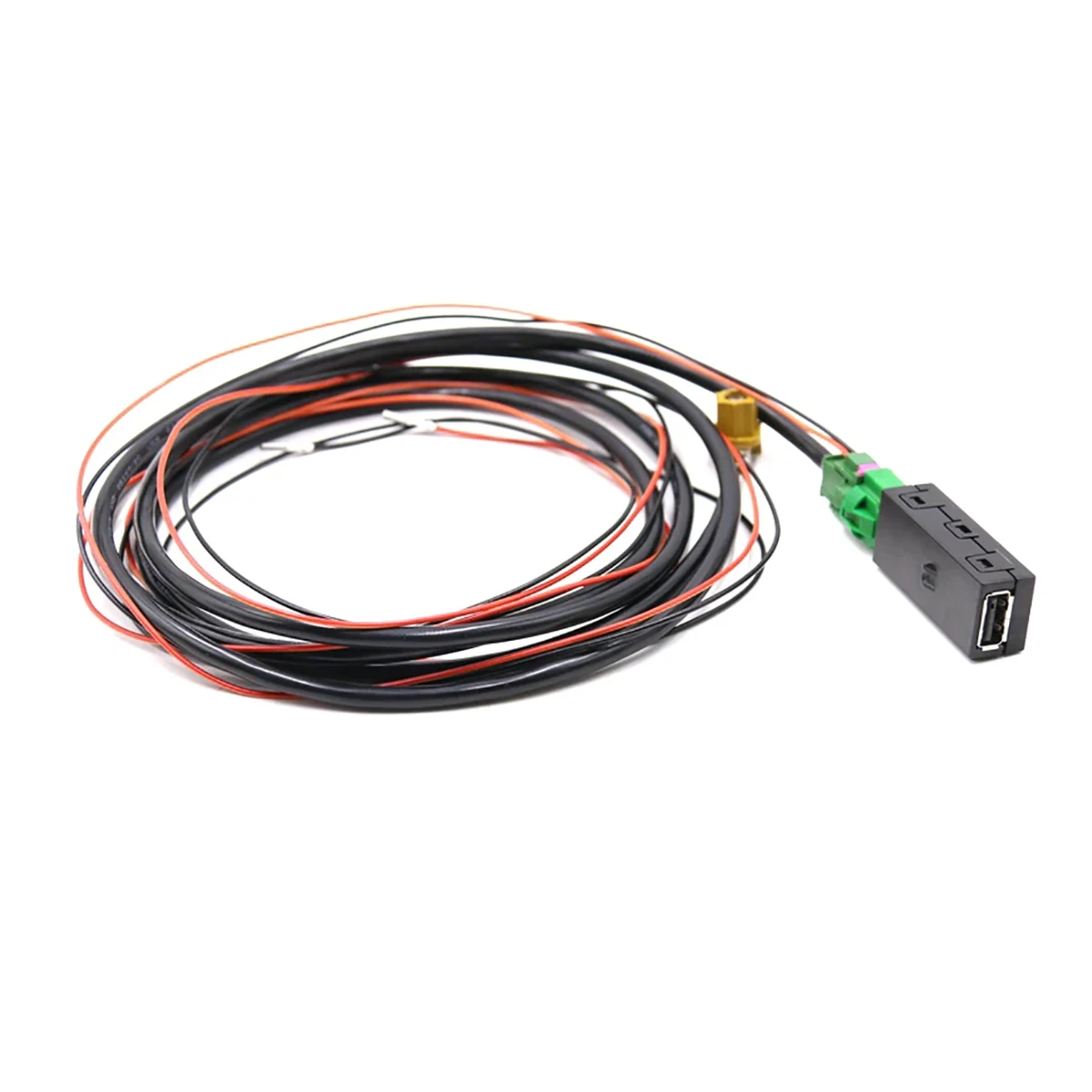 For VW CarPlay MDI MIB 2 DIS PRO UNIT RADIO USB AMI Install Plug BLACK Socket Switch Button Harness