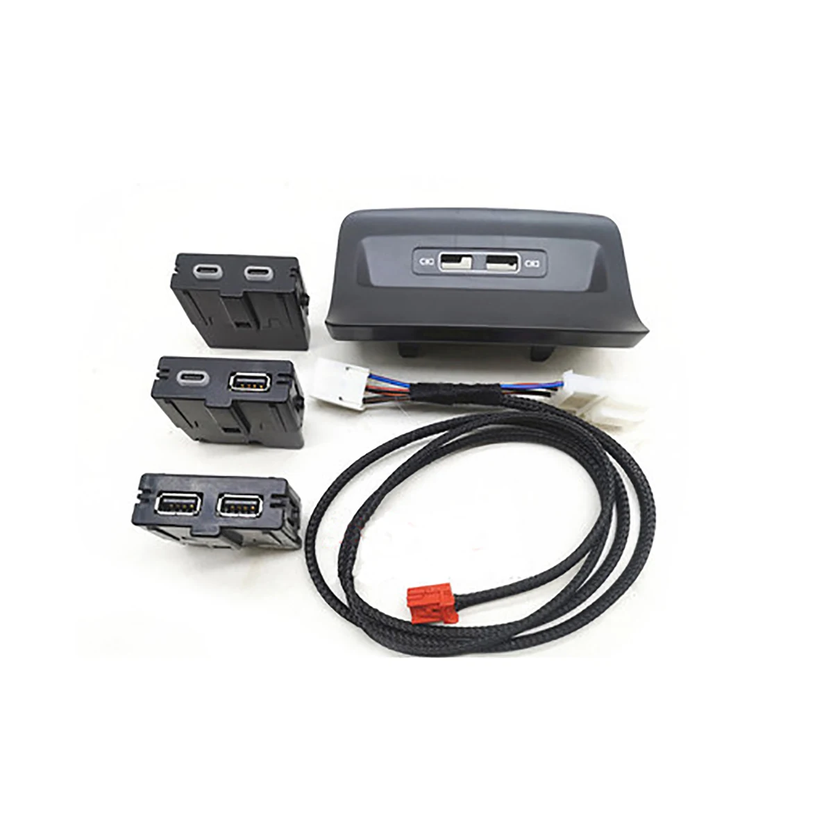 FOR Kodiaq GT armrest box USB Rear armrest box with dual-port USB charger 5QD 035 726