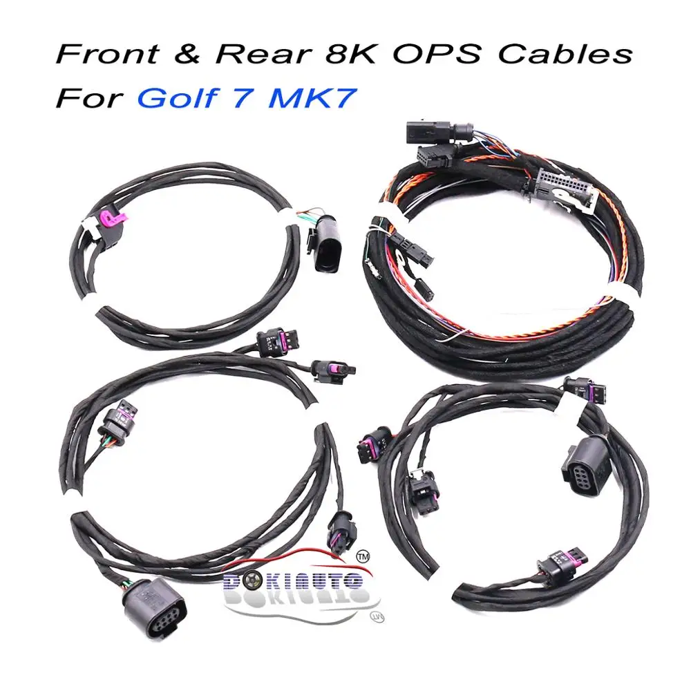 FOR VW Golf 7 MK7 VII Parking Front&amp;Rear 8K 12K PLA PDC OPS Install Harness cable wire