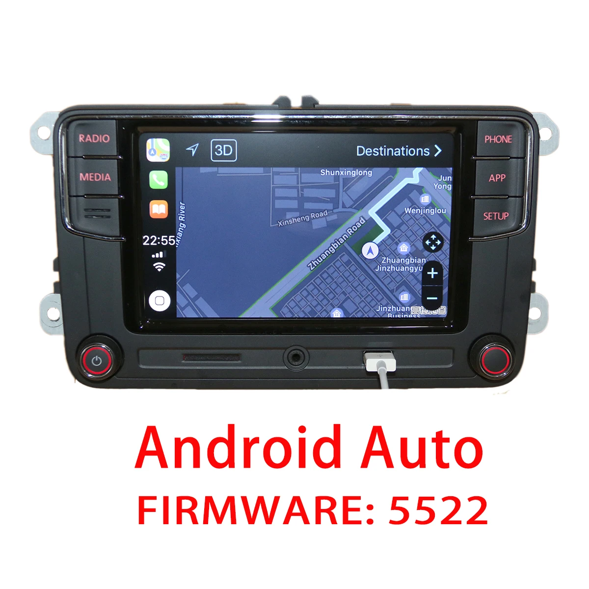 AndroidAuto CarPlay RCD330 RCD340 Plus NoName Radio For VW Tiguan Golf 5 6 Jetta MK5 MK6 Passat CC Polo 6RD035187B/6RF035187E