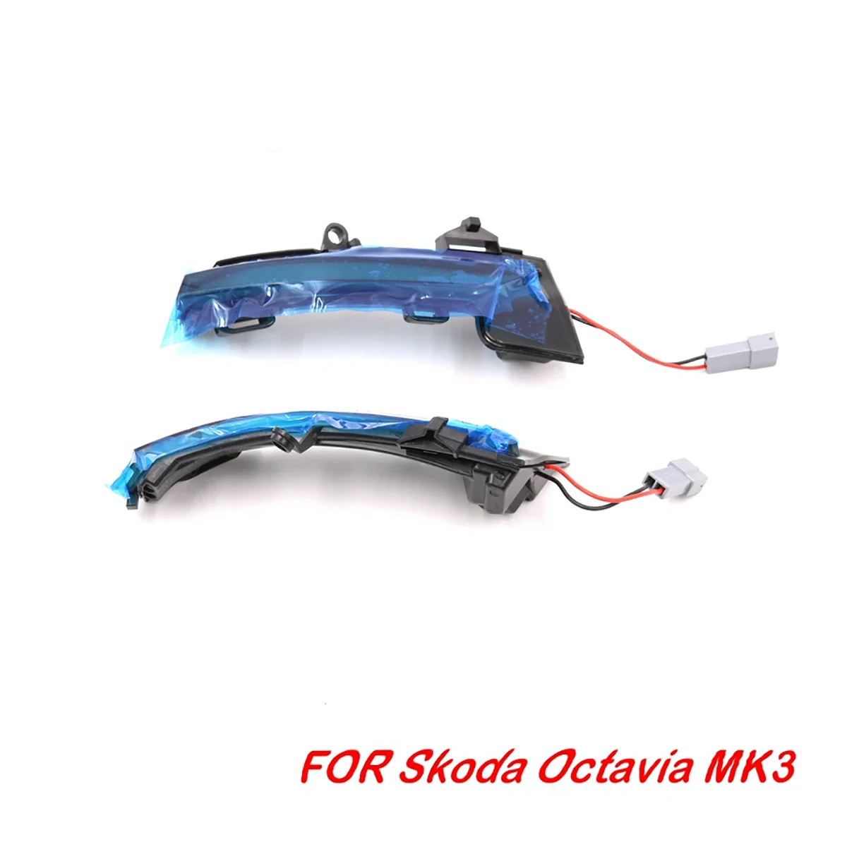 LED Flowing Rear View MIRROR Dynamic Sequential Turn Signal Light For Skoda octavia MK3