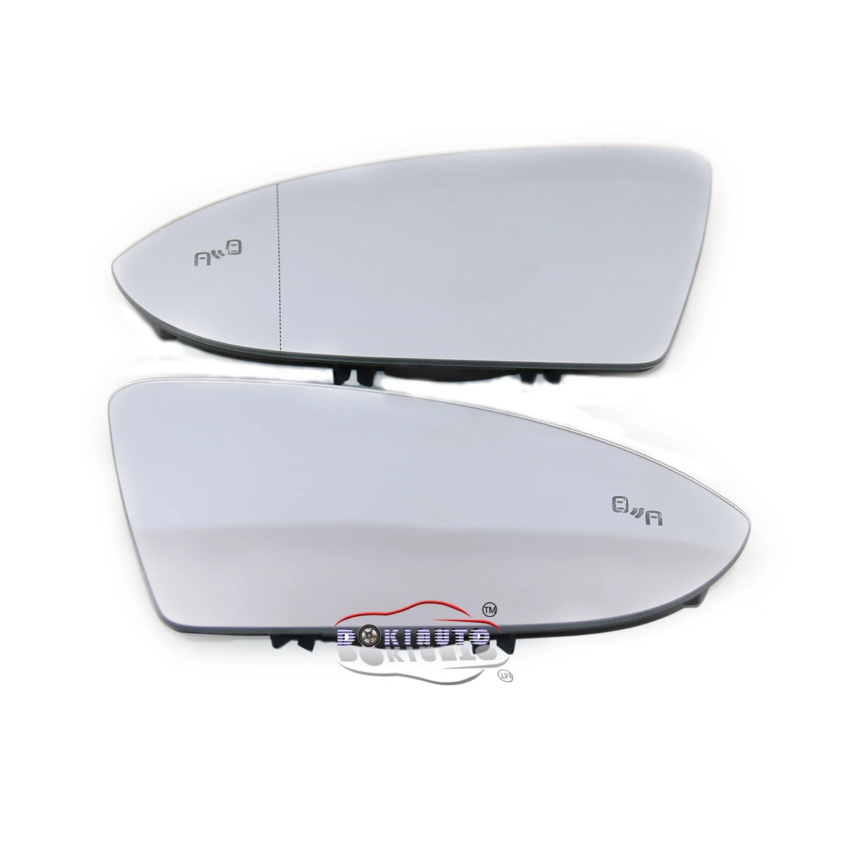 FOR VW Golf MK7 7 VI Side Assist Rear View Side Mirror Glass lane change