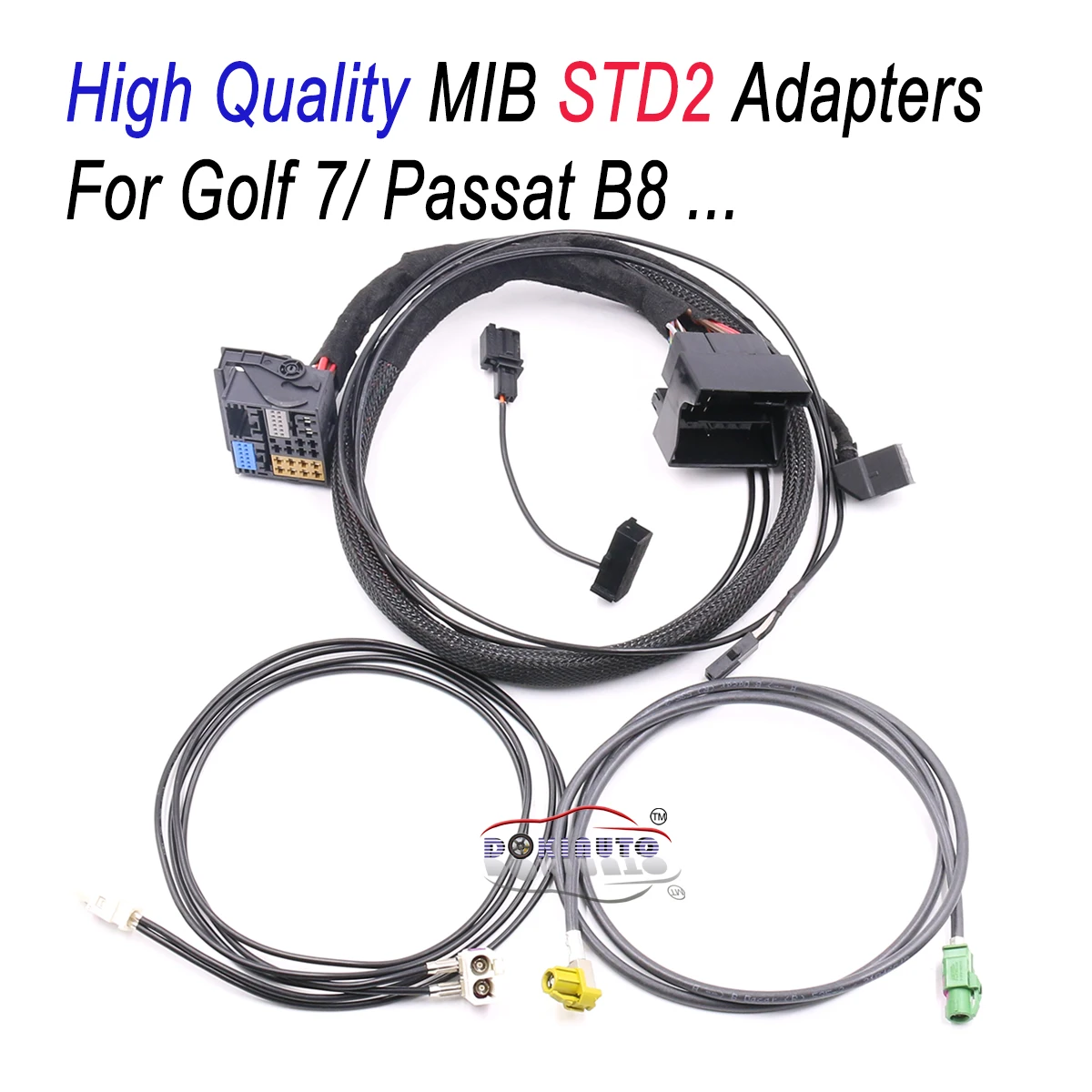 High Quality MIB STD2 ZR NAV Discover Pro Radio update install Adapter Cable Wire harness For VW Golf 7 MK7 Passat B8