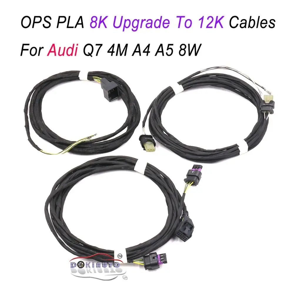 Auto Parking OPS PLA 8K To 12K Install Harness Wire For Audi Q7 4M A4 A5 8W