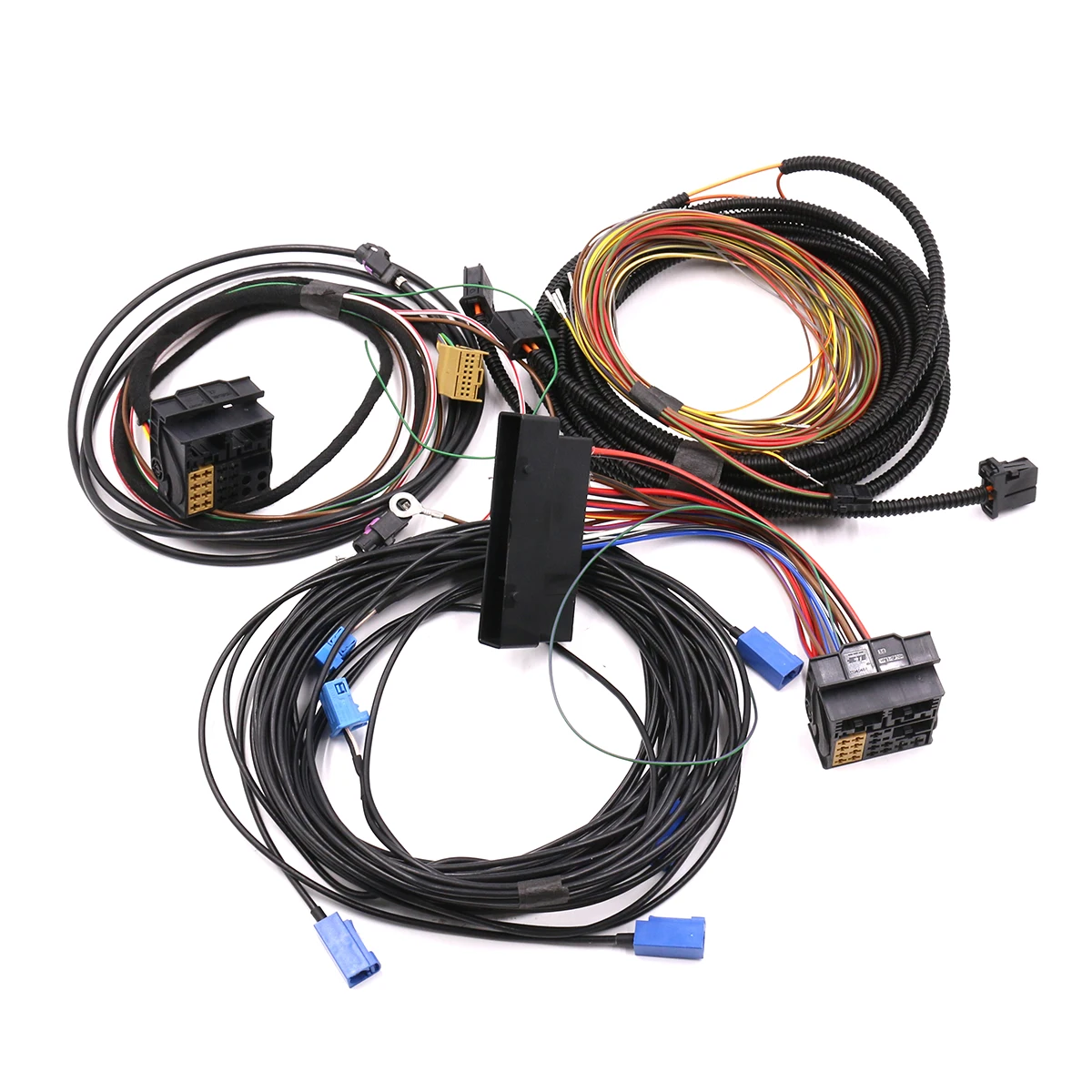 For Audi A4 B8 A5 B8 Q5 8R Update UPGRADE install MMI System Wire cable Harness &amp; GPS ANTENNA &amp; Mic