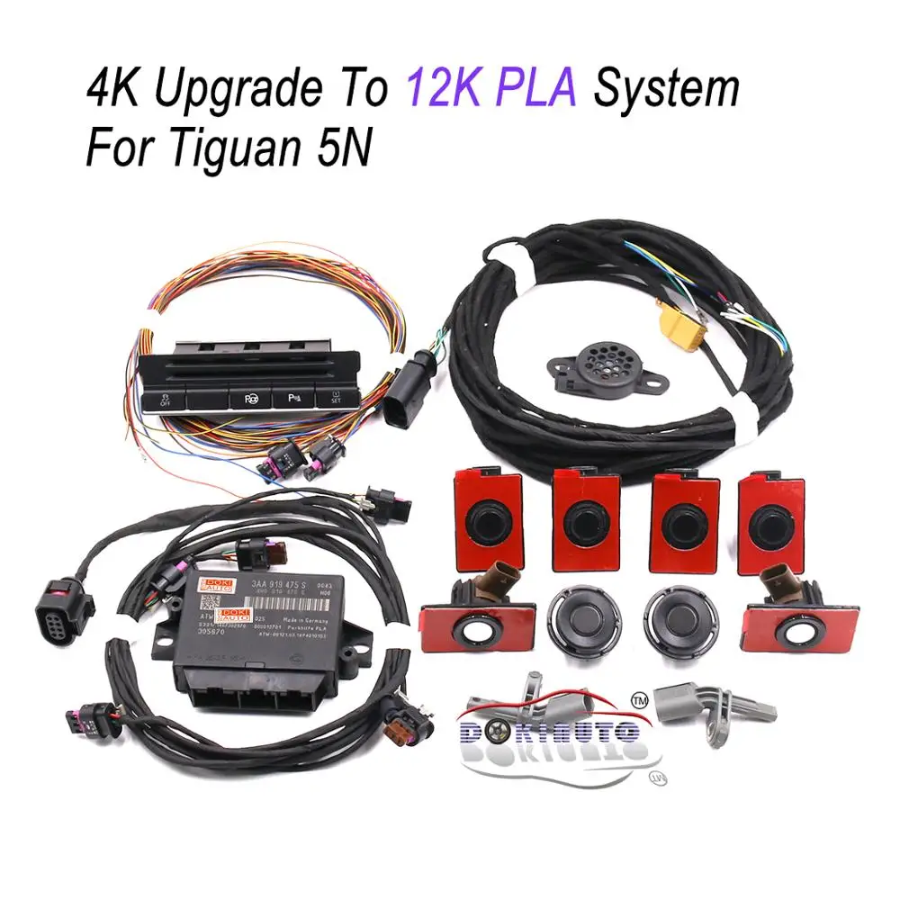 Front Parking &amp; Park Assist PLA 2.0 UPGRADE KIT 4K TO 12K For VW Tiguan 5N 3AA 919 475 M/S