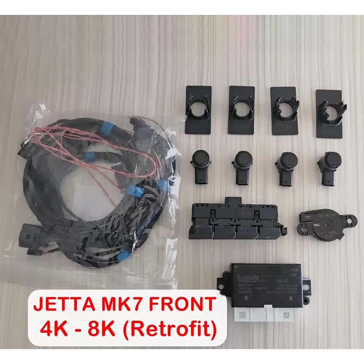 For VW JETTA MK7 Park Pilot Parking Front Update 4K UPGRADE TO 8K PDC OPS KIT