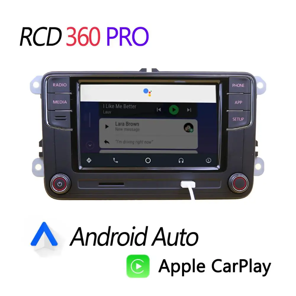 Android Auto Carplay RCD360 PRO NONAME RCD330P RCD340P 187B Radio For VW Golf 5 6 Jetta MK5 MK6 Tiguan Passat B6 B7 CC Polo 6R