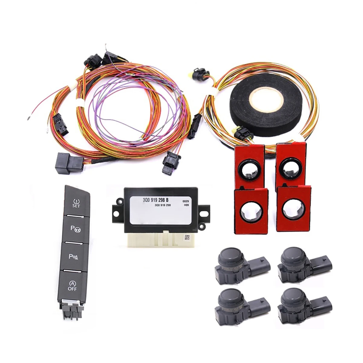 FOR VW Tiguan MK2 BOSCH Module PLA Automatic Park Pilot Parking Front and rear Parking Pilot 8K TO 12K KIT