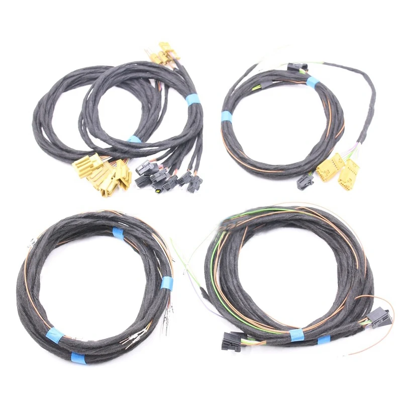 For Audi A4 B9 8W 32 Colors 16 lights Interior Door Dash Environment Ambient Light Cable Wiring Harness