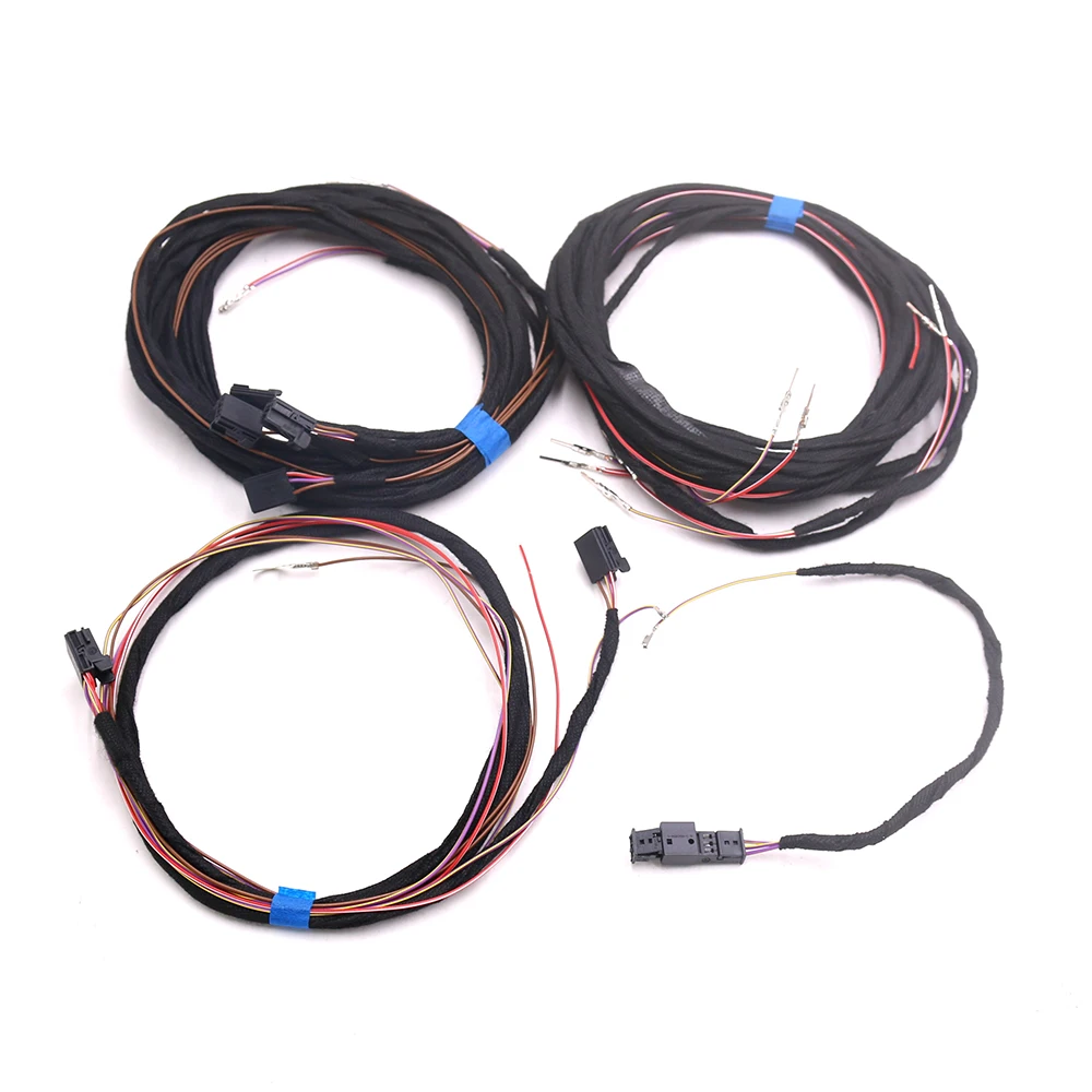 For VW SKODA MQB Golf MK7 Tiguan MK2 Octavia MK3 Interior Door Dash Environment Ambient Multicolor Light Cable Wiring Harness