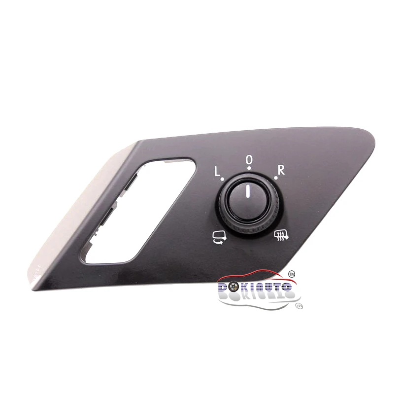 Matt Black FOR Golf 7 MK7 VII Auto Folding Mirror Electric Folding Mirrors button switch