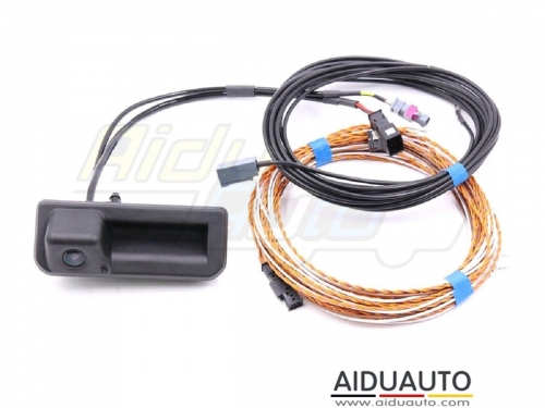 High Line Rear View Camera with Guidance Line + Wiring Harness for VW T-CROSS C11 -