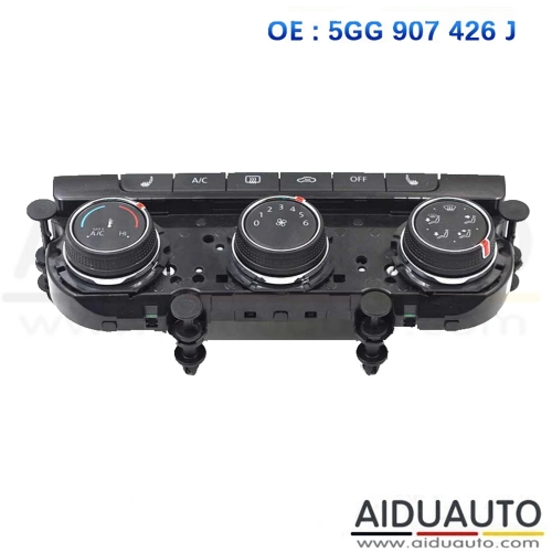 For VW Golf Sportsvan 5GG 907 426 J Climatronic Air Condition Control Switch Panel AC Seat Heater