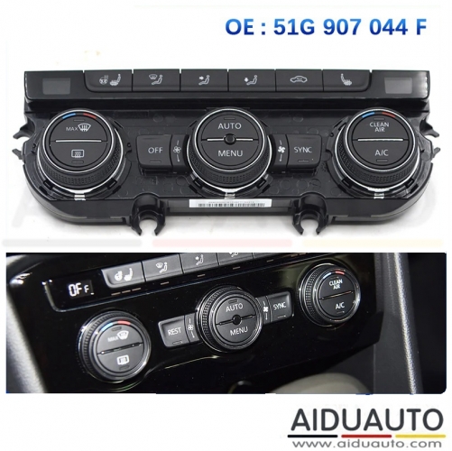 For VW T-ROC 51G 907 044 F Climatronic Air Condition Control Switch Panel with Steering Wheel Heating