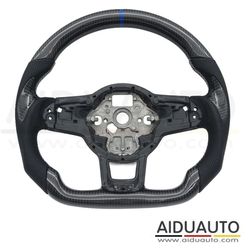 For VW Golf MK 6 7 7.5 GTI GTD GTE R Polo Customm carbon fiber RLine sports steering wheel