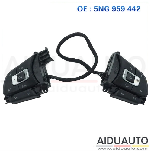 For VW Tiguan MK2 T-ROC Passat CC multifunctional steering wheel button with heating function 5NG 959 442