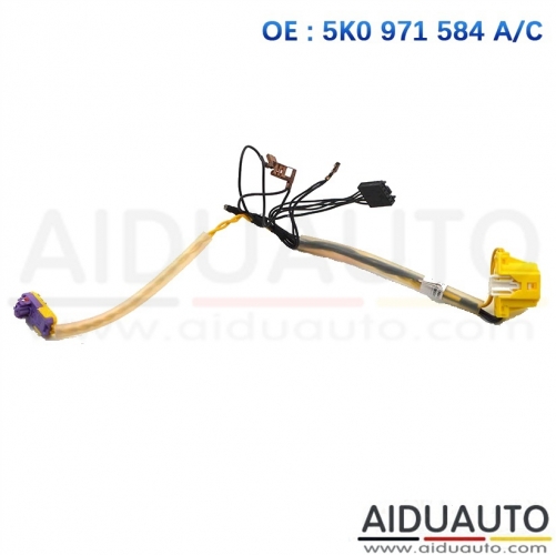 5K0 971 584 C/A Steering Wheel Multifunctional Wiring Harness Cable Plug For VW Tiguan MK2 CC Golf Jetta Polo