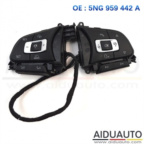 For VW Tiguan MK2 CC Passat Steering wheel button 5NG 959 442 A