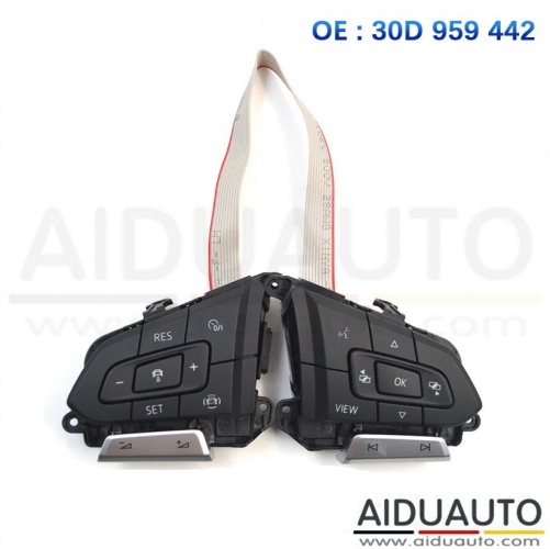 For VW Passat T-Corss Jetta T-Roc  Atlas CC Golf Steering Wheel Button 30D 959 442