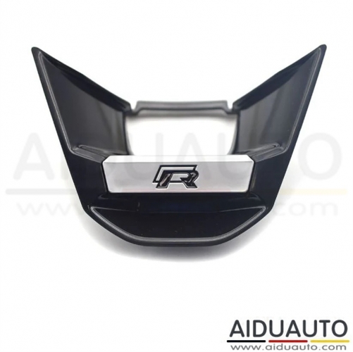 For VW GTI Polo Golf Passat Tiguan Arteon Touareg R LOGO Emblem Car Steering Wheel Decoration Cover Accessories