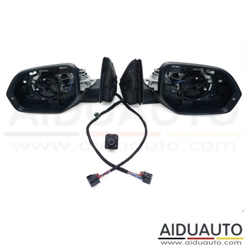 For the 2017 VW Atlas electrically folding rearview mirror half assembly
