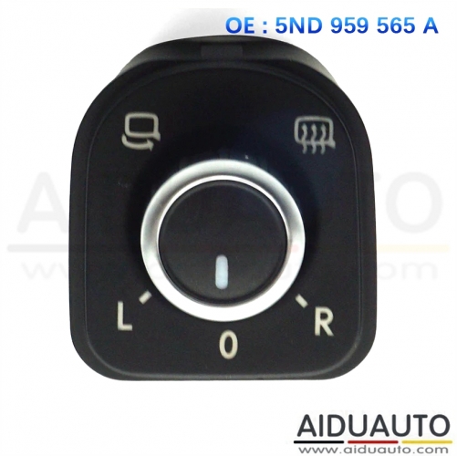 For VW Golf Jetta MK5 MK6 Passat B6 B7 CC Tiguan Fold the rearview mirror switch 5ND 959 565 A