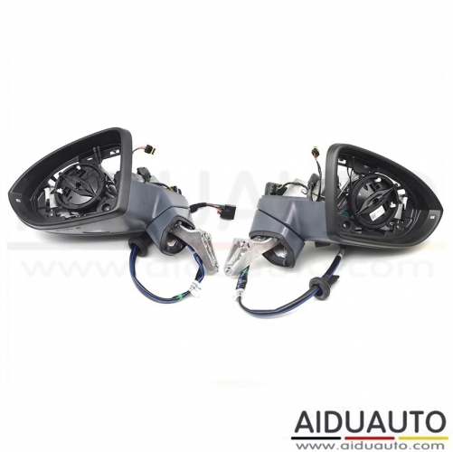 For VW Touran 5T A pair of folding rearview mirror semi-assemblies