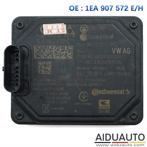 ACC Cruise Radar Sensor For VW ID3 ID4 ID6 Audi Q4 e-tron 1EA 907 572 E/H