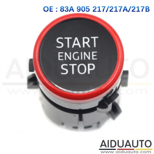 One click start switch button For Audi Q3 A3 S3 Q8 A8 Q7 Original One click stop control switch 83A 905 217 217A217B