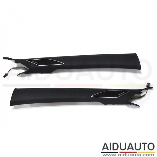 For Dynaudio VW Golf 7 MK7 GTI Car A-Pillar Tweeter Trim Black Pillar Audio Car Accessories