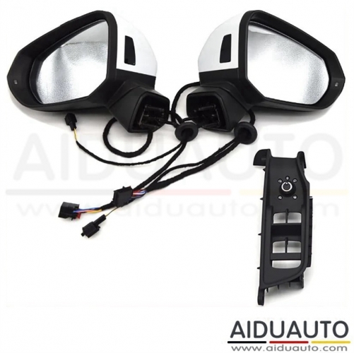 For Audi Q2 GA Auto Folding Electric Power folding mirror with lane change assist light