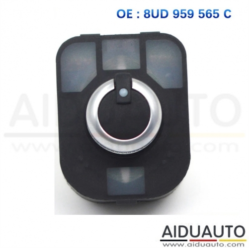 For Audi Q3 F3 Electric Folding Rearview Mirror Adjustment Knob Switch 8UD 959 565 C